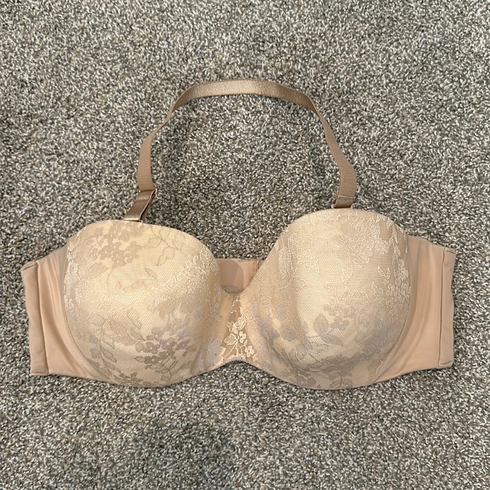 Curvy Couture- Women’s Removable Versatile Bra Plus Size 38D - Style 1211